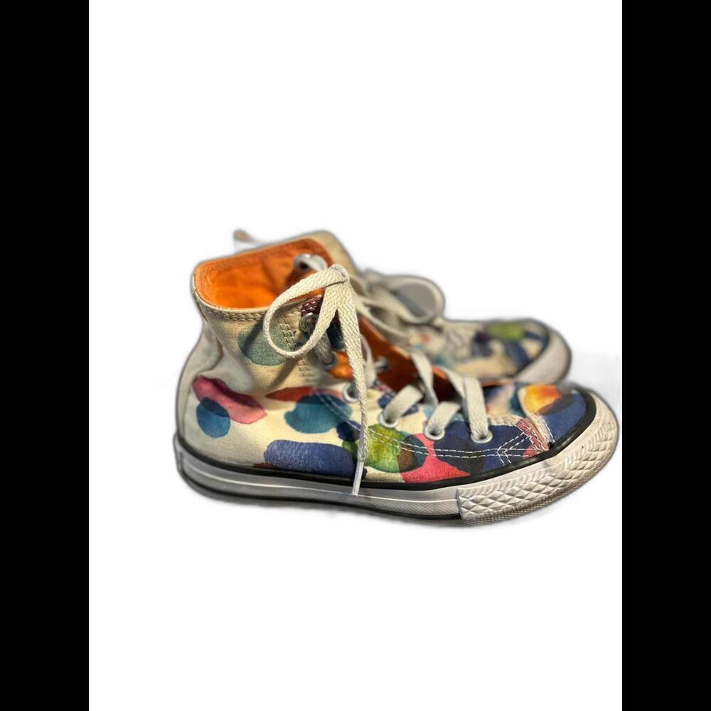 Converse All Star High Tops Watercolor Polka Dot Kids‎ size Y12